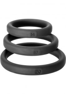 Perfect Fit Xact-Fit Premium Silicone Ring Set Assorted Sizes 3 Rings Per Set