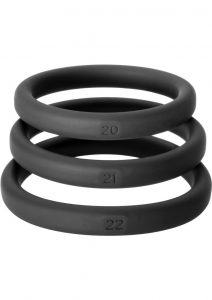 Perfect Fit Xact-Fit Premium Silicone Ring Set Large To Xlarge 3 Rings Per Set