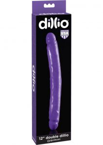 Dillio Double Dillio Dong Purple 12 Inches