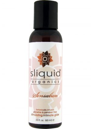 Sliquid Organics Sensations Botanically Infused Stimulating Intimate Glide 2 Ounce