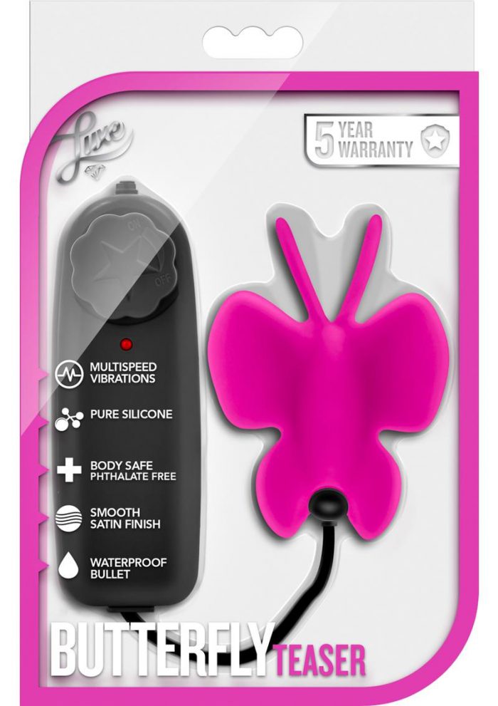 Luxe Butterfly Teaser Silicone Bullet Waterproof Fucshia