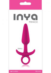 Inya Prince Silicone Butt Plug Small Pink 4.5 Inch
