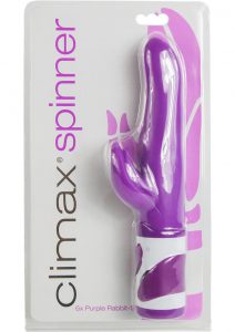 Climax Spinner 6x Rabbit Style Vibe Purple 9 Inch