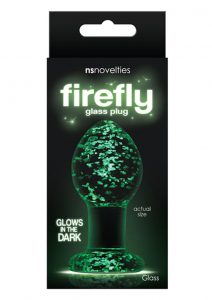 Firefly Glass Glow In The Dark Plug Medium 3 Inch
