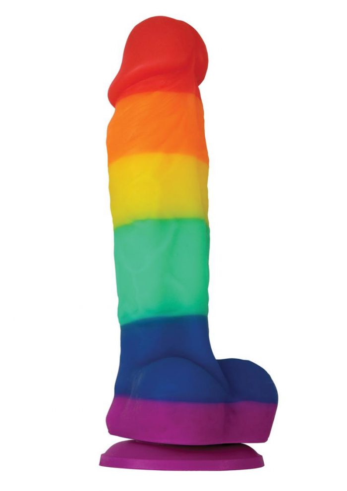 Colours Pride Edition Silicone Dong Rainbow 5 Inch