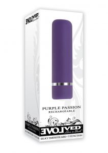 Purple Passion USB Rechargeable Bullet Waterproof Purple 2.8 Inch