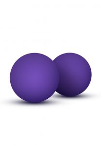 Luxe Double O Kegel Balls Purple Weighted .8 Ounce