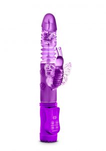 Sexy Things Butterfly Thruster Mini Purple 9.75 Inch