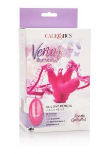 Venus Butterfly Silicone Remote Venus Penis USB Rechargeable Waterproof Pink