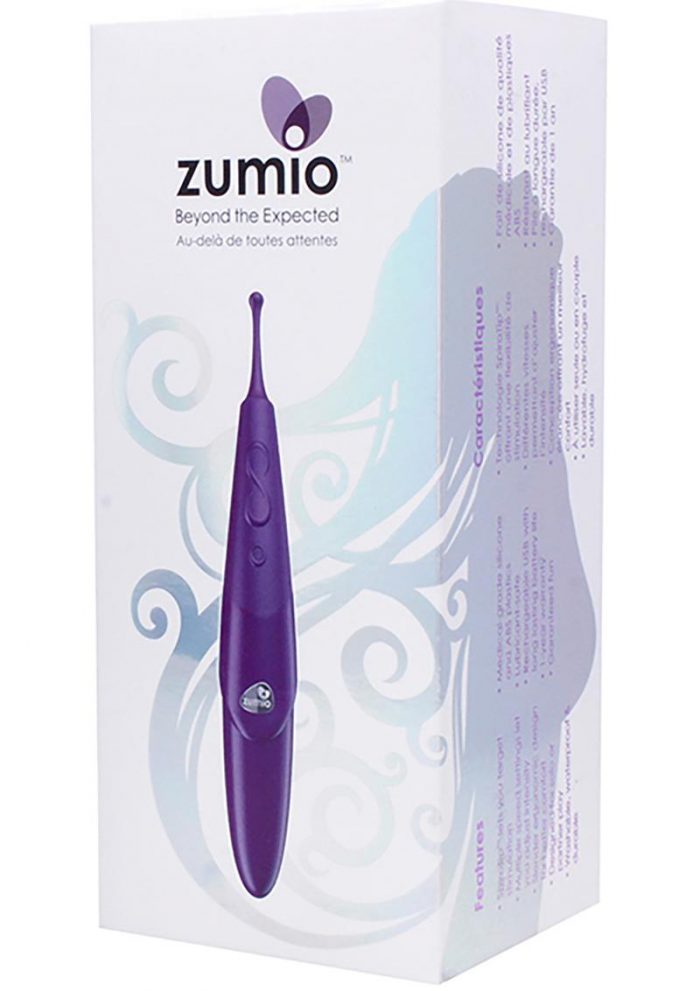 Zumio X - Silicone 8 Speed Classic Waterproof Single Clitoral Stimulator Purple