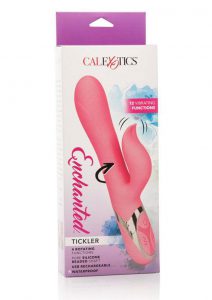 Enchanted Tickler Silicone USB Rechargeable Rabbit Waterproof Pink