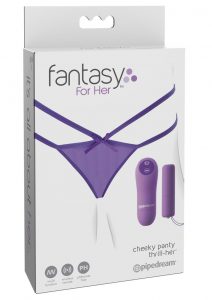 Fantasy For Her Cheeky Panty Thrill Her Purple