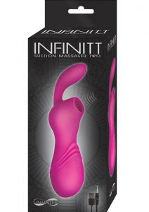 Infinitt Silicone Suction Massager Two Warerproof Pink