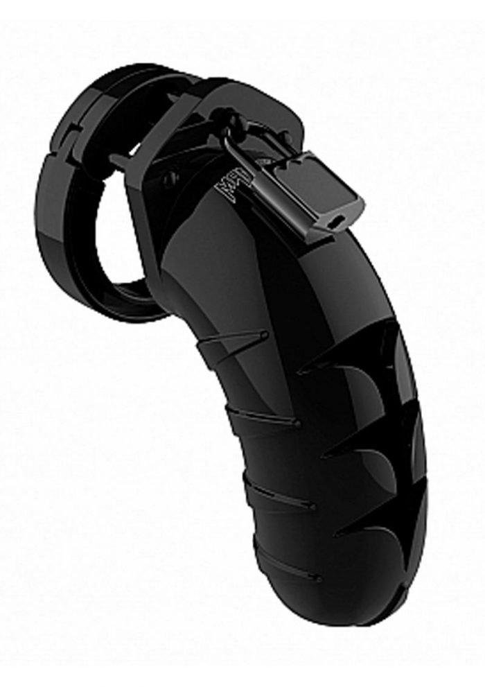 Man Cage By Shots Chastity 04 Black 4.5 Inch