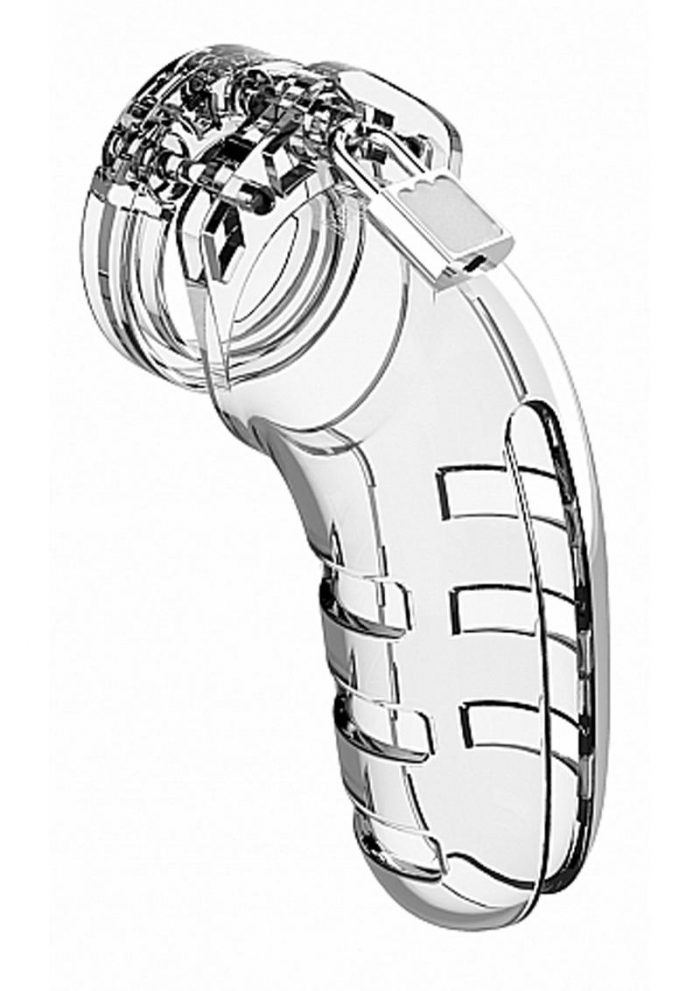 Man Cage By Shots Chastity 06 Clear 5.5 Inch
