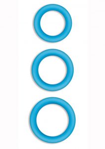 Firefly Halo Silicone Cock Ring Blue Small