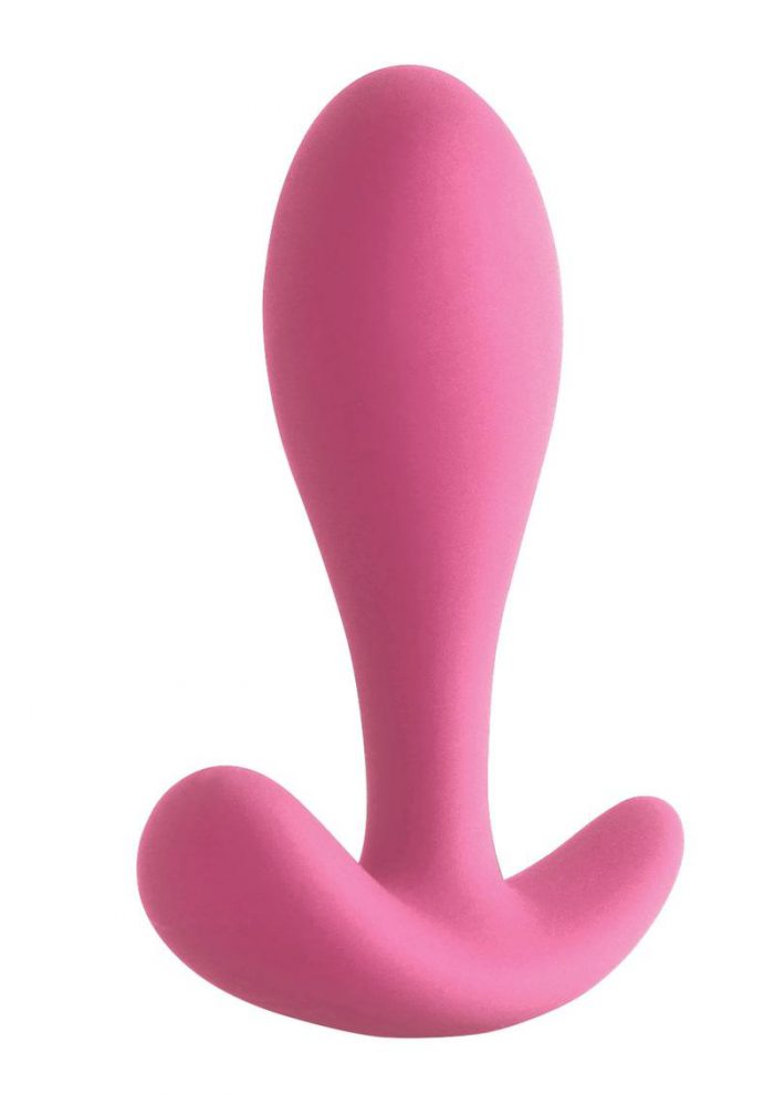 Firefly Ace I Silicone Glow In The Dark Butt Plug Small Pink