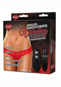 Wireless Remote Control Vibrating Panties Red Medium To Large
