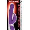 Nasstoys Energize Silicone Heat Up Bunny 2 Waterproof Purple 9 Inch