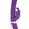 Nasstoys Energize Silicone Heat Up Bunny 2 Waterproof Purple 9 Inch