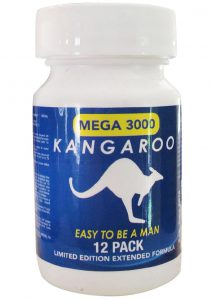 Kangaroo Mega 3000 Enhancement Pill For Him 12 Pills Per Bottle