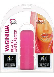 Doctor Loves Vaginium Reality Ribbed Pussy Masturbator Pink