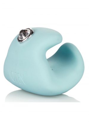 Jopen Pave Liz Silicone With Crystals Finger Massager USB Rechargeable Waterproof Blue