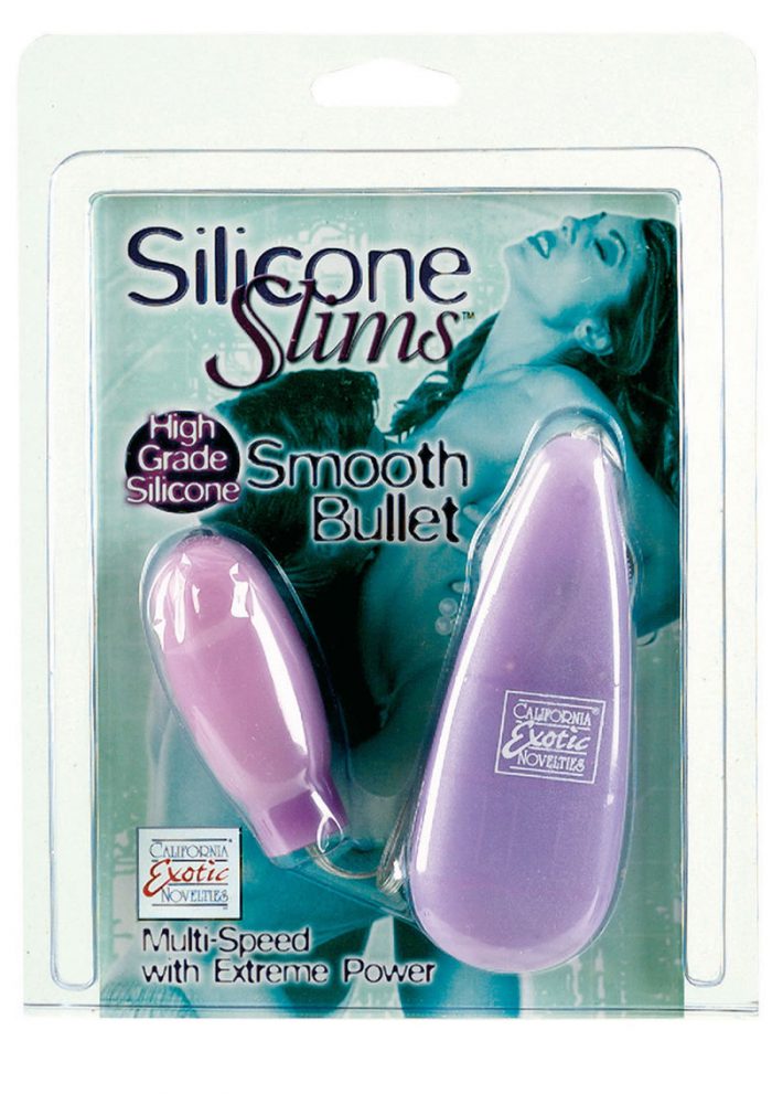 Silicones Slims Smooth Bullet Multispeed Remote 2.75 Inch Purple