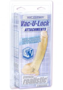 Vac U Lock Stryker Realistic Cock 9 Inch Flesh