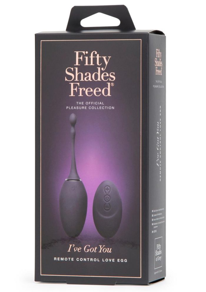 Fifty Shades Freed I`ve Got You USB Rechargeable Remote Control Love Egg Waterproof