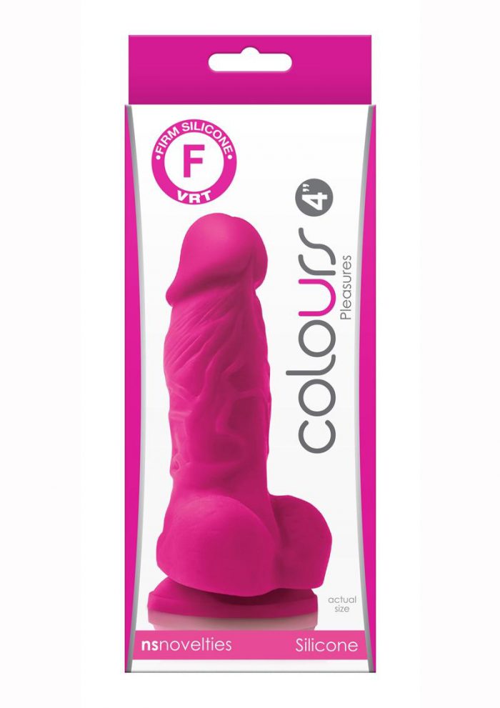 Colours Pleasures Silicone Pink 4 Inches