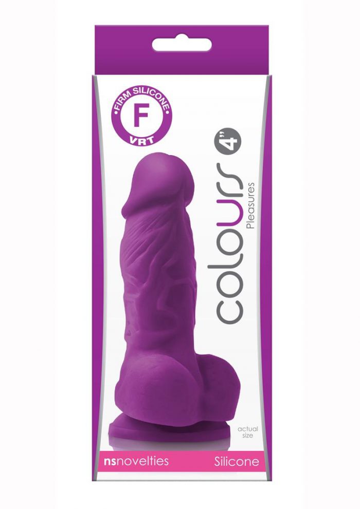 Colours Pleasures Silicone Purple 4 Inches