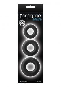 Renegade Super Soft Power Rings Kit Silicone Black