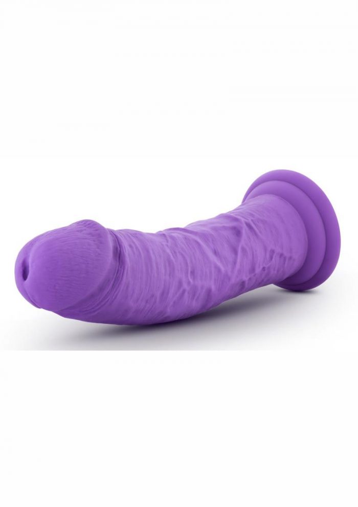 Ruse Jammy Silicone Realistic Dildo Purple 8 Inch