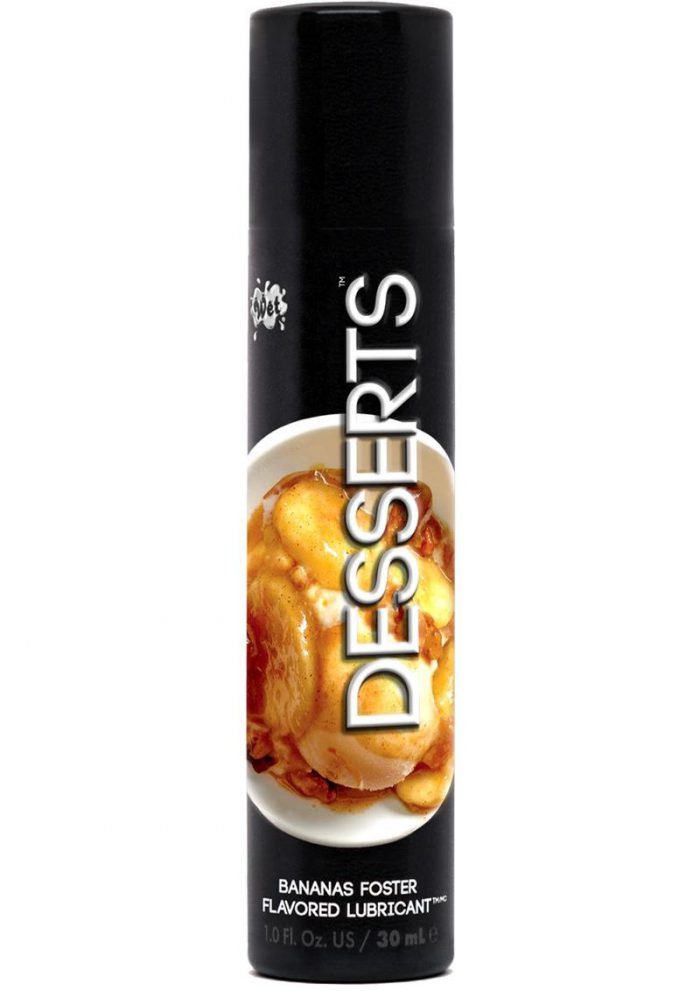 Desserts Water Based Flavor Lubricant Bananas Foster 1 Ounce