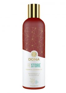 Dona Essential Massage Oil Restore Peppermint and Eucalyptus