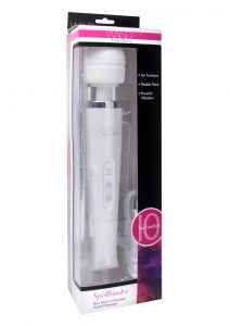 Wand Essentials Spellbinder Flexi-Neck 10 Function Plug In Jack Wand Massager White 12.75 Inch