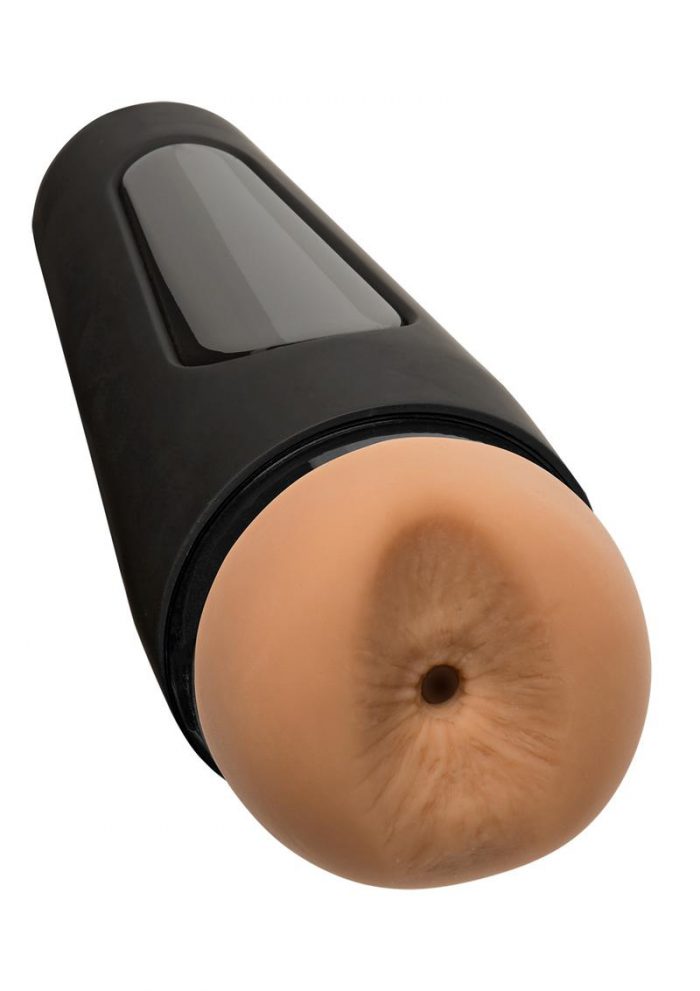 Man Squeeze Bear Variable Pressure Ultraskyn Stroker Anal Masturbator Vanilla 8 Inch