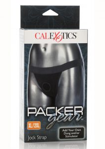 Packer Gear Jock Strap Harness Black Xtra Large to XXLarge