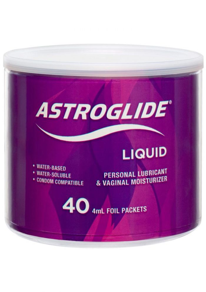 Astroglide 4ml Foil 40/bowl