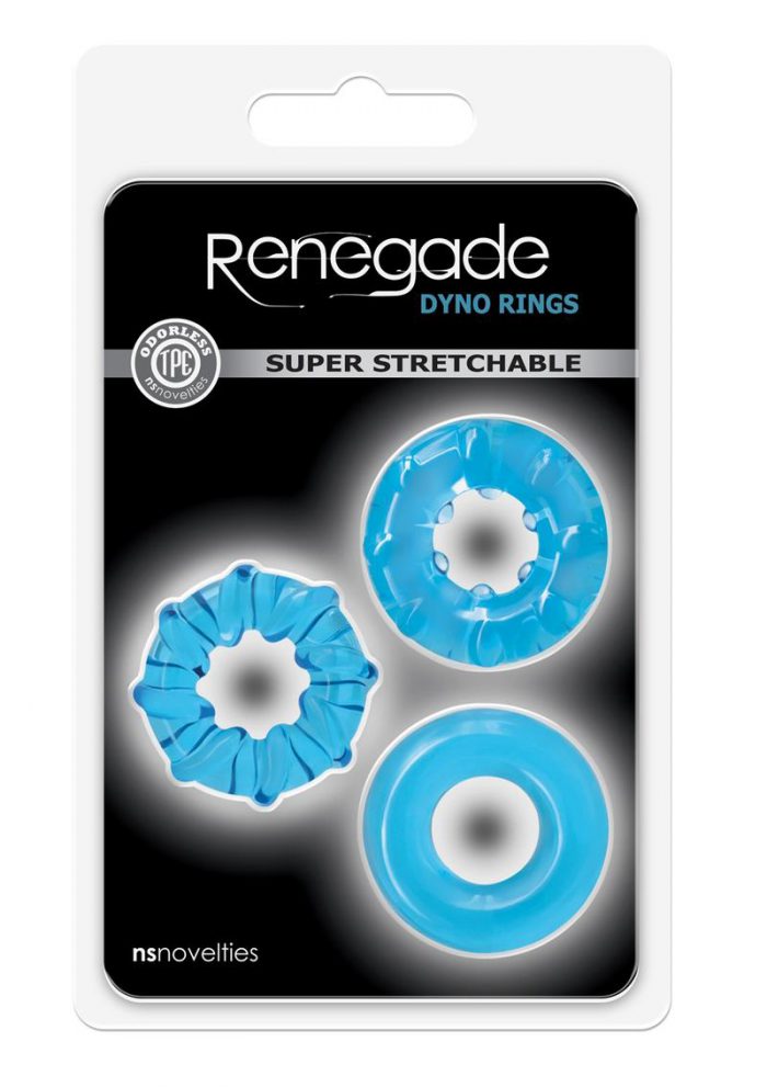 Renegade Dyno Rings Blue Cockring