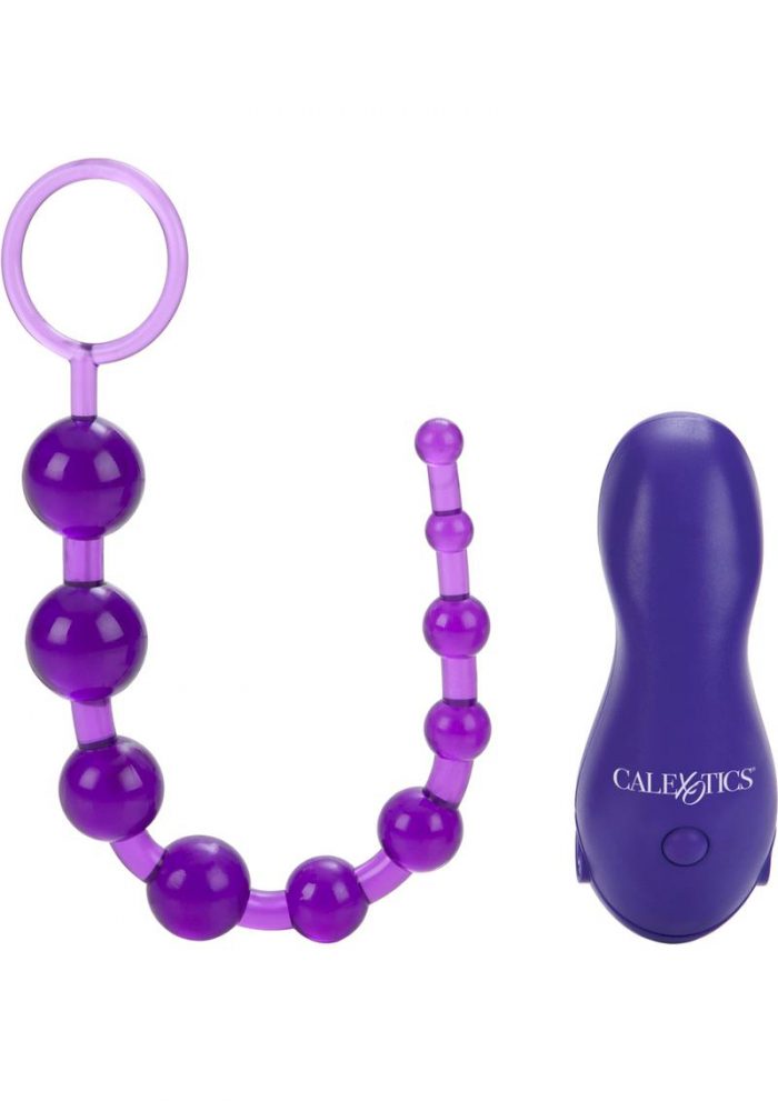 Playful Lovers Ensemble Massager And Pleasure Beads Purple
