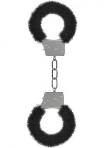Ouch! Beginner`s Furry Handcuffs Black