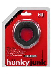 Hunkyjunk Fit Ergo Silicone Blend C-Ring Tar