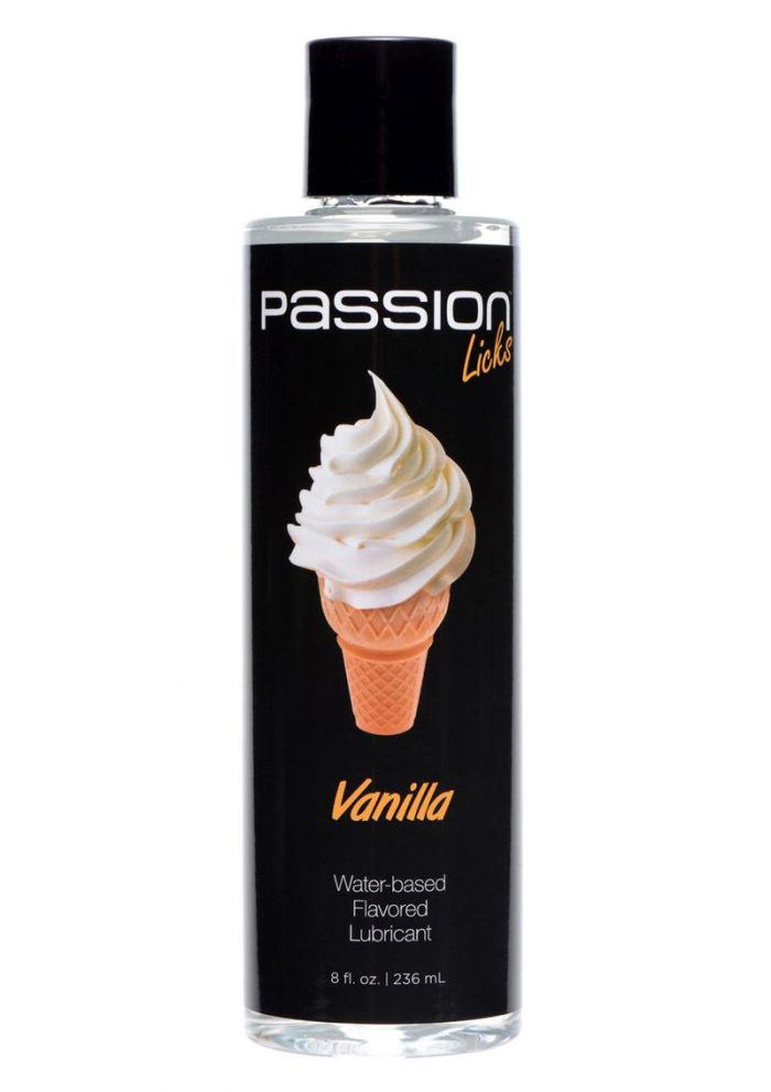 Passion Licks Flavor Lube Vanilla 8oz