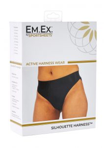 EM. EX. Active Harness Wear Silouette Harness Bikini Cut Black Medium - 25-28