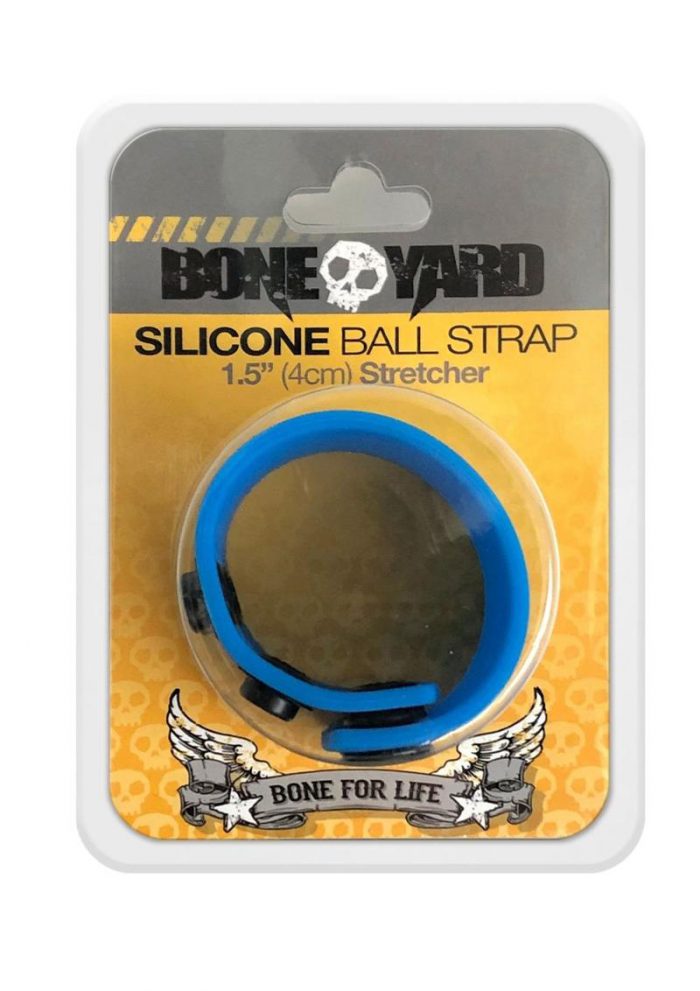 Boneyard Silicone Ball Strap 1.5 Inches Stretcher Blue