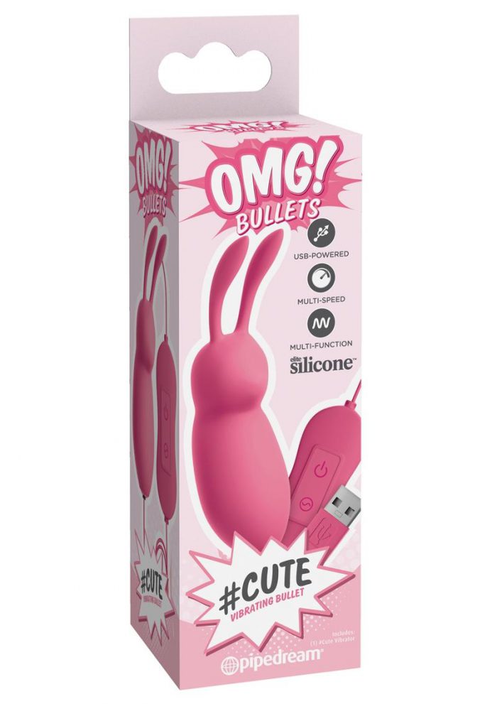 Omg Bullets Cute Vibrating Bullet Pink