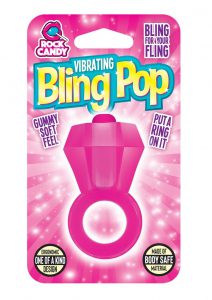 Rock Candy Bling Pop Ring Pink