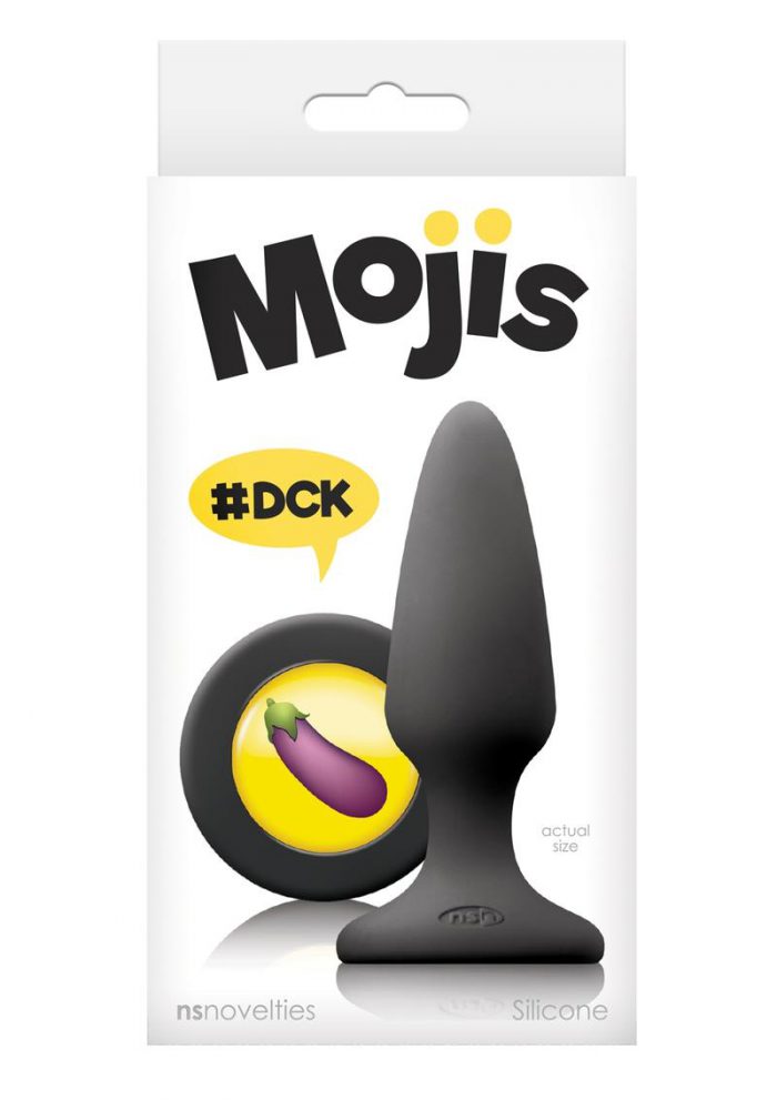 Mojis Dck Butt Plug Med Black